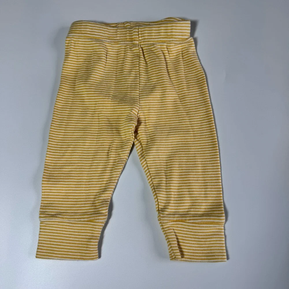 Baby Boy Pants Size 6-9 Months Yellow Gray Lion Elephants Alien Carter’s Fall - Picture 5 of 13